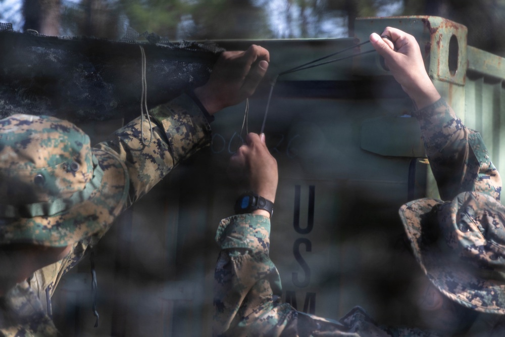 24th MEU CERTEX: Evacuation Control Center set-up