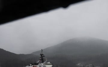Crew of U.S. Coast Guard Cutter Waesche Conducts Port Call in Juneau, Alaska