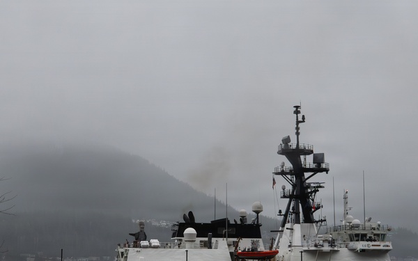 Crew of U.S. Coast Guard Cutter Waesche Conducts Port Call in Juneau, Alaska