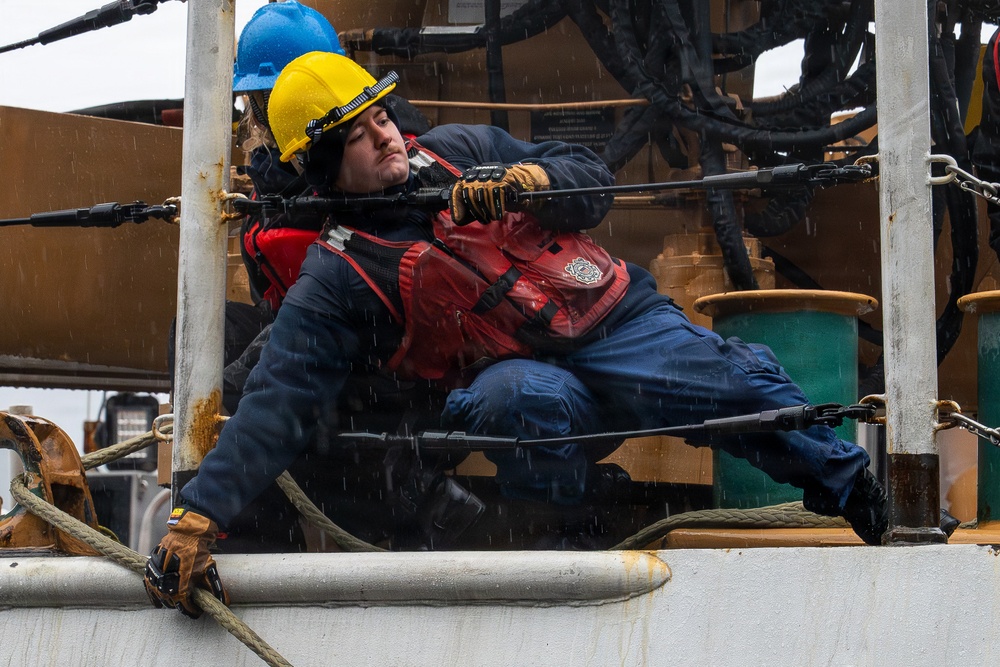 Crew of U.S. Coast Guard Cutter Waesche Conducts Port Call in Juneau, Alaska