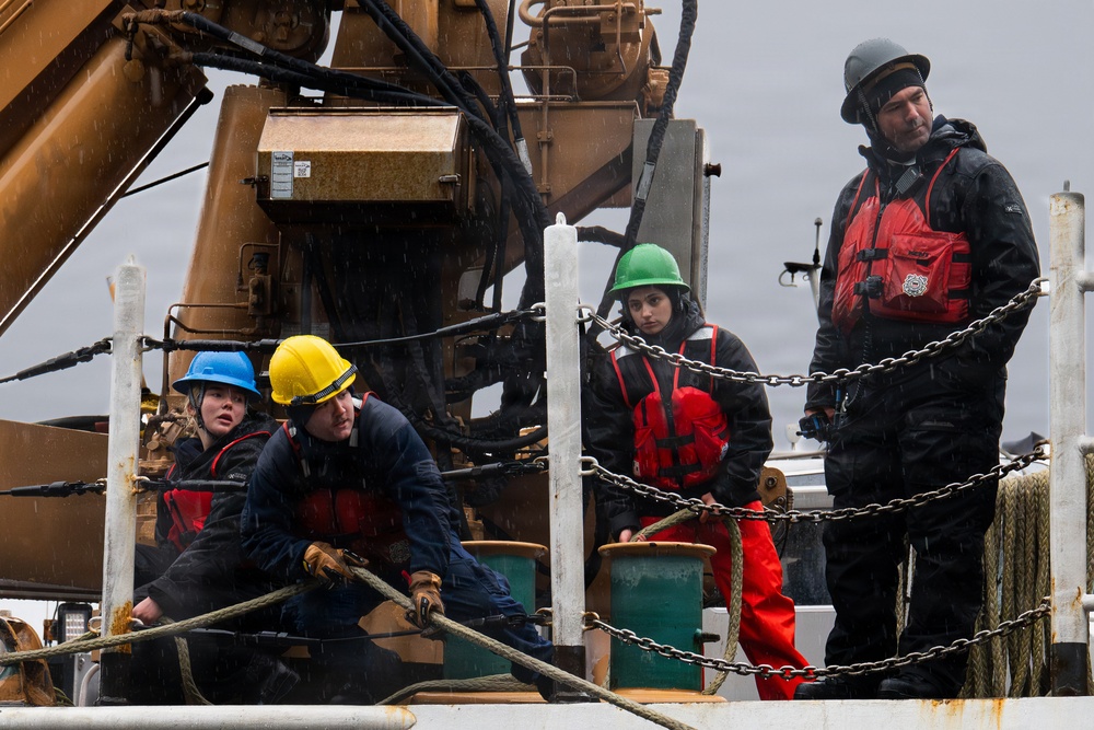 Crew of U.S. Coast Guard Cutter Waesche Conducts Port Call in Juneau, Alaska