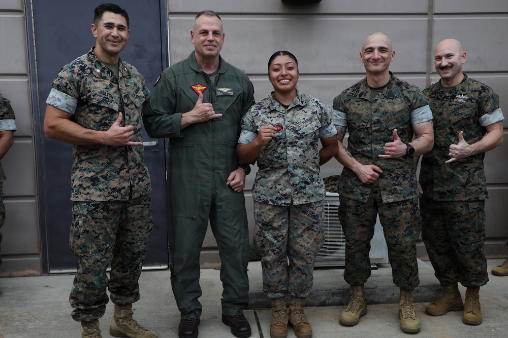 Marine Aircraft Group 24 Marines Receive recognition for outstanding service