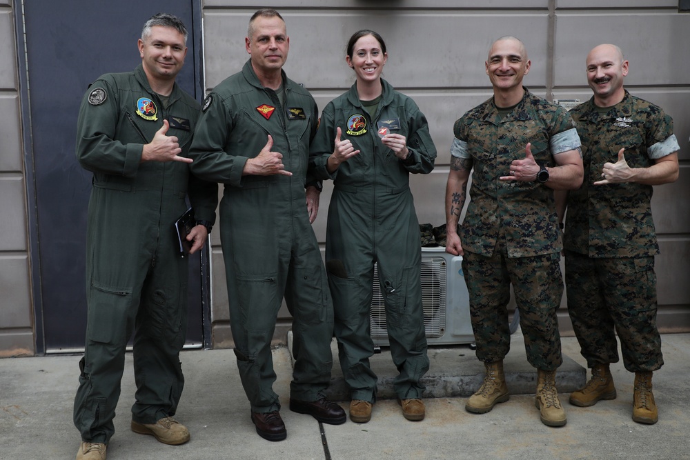 Marine Aircraft Group 24 Marines Receive recognition for outstanding service