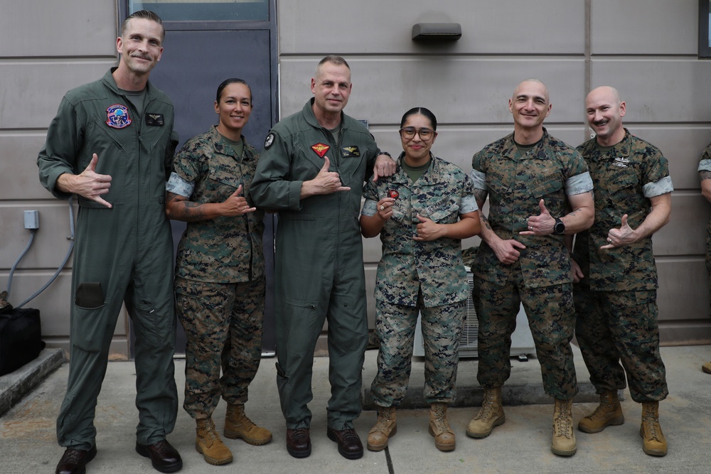 Marine Aircraft Group 24 Marines Receive recognition for outstanding service