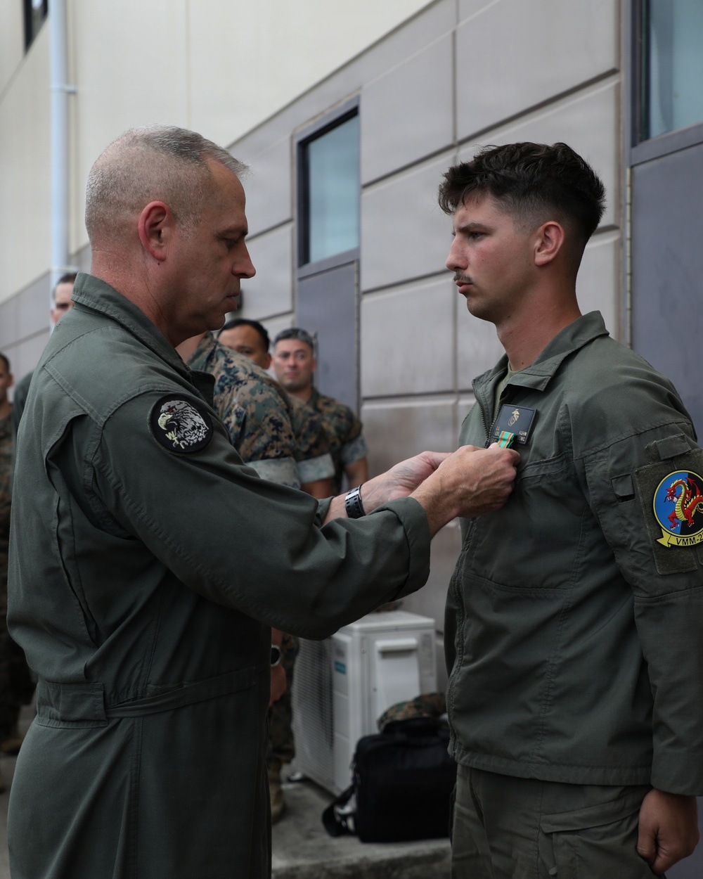 Marine Aircraft Group 24 Marines Receive recognition for outstanding service