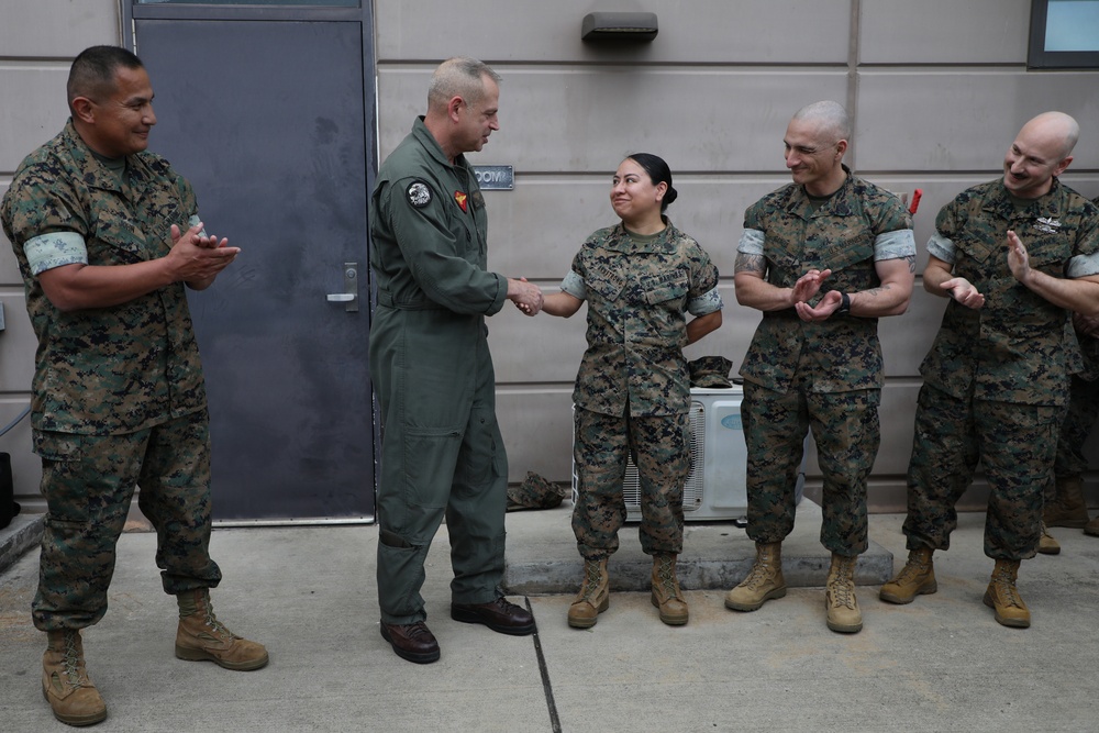 Marine Aircraft Group 24 Marines Receive recognition for outstanding service