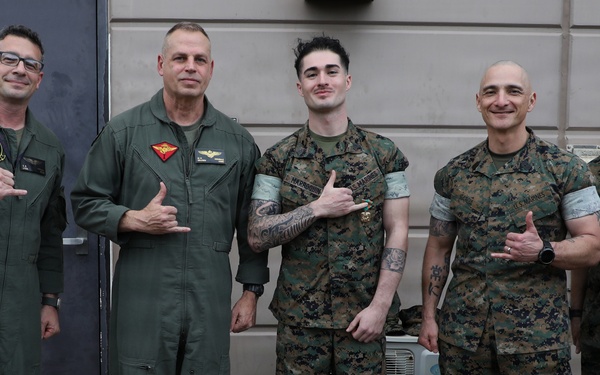 Marine Aircraft Group 24 Marines Receive recognition for outstanding service