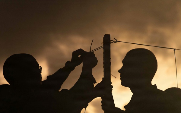U.S. Marines assigned to Task Force Ashland Conduct Live-Fire Deck Shoot Aboard USS Ashland