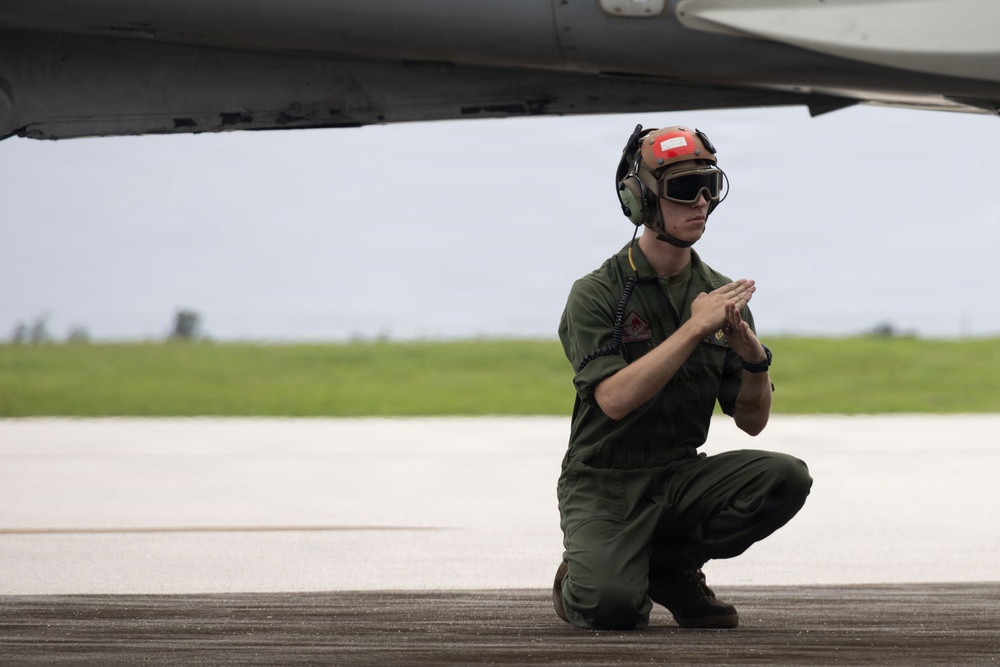 VMFA-232 conduct ordnance operations out of Guam