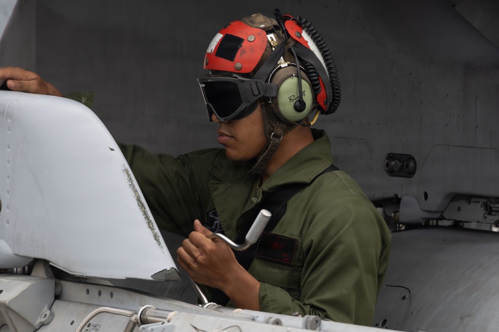 VMFA-232 conduct ordnance operations out of Guam