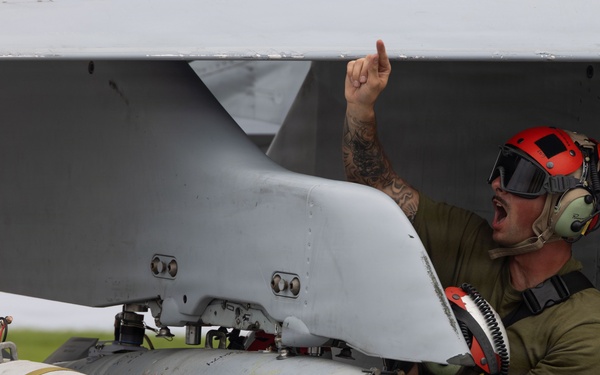 VMFA-232 conduct ordnance operations out of Guam