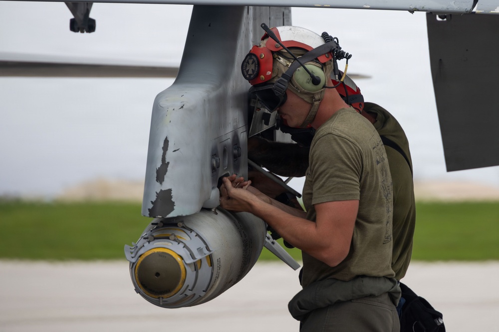 VMFA-232 conduct ordnance operations out of Guam