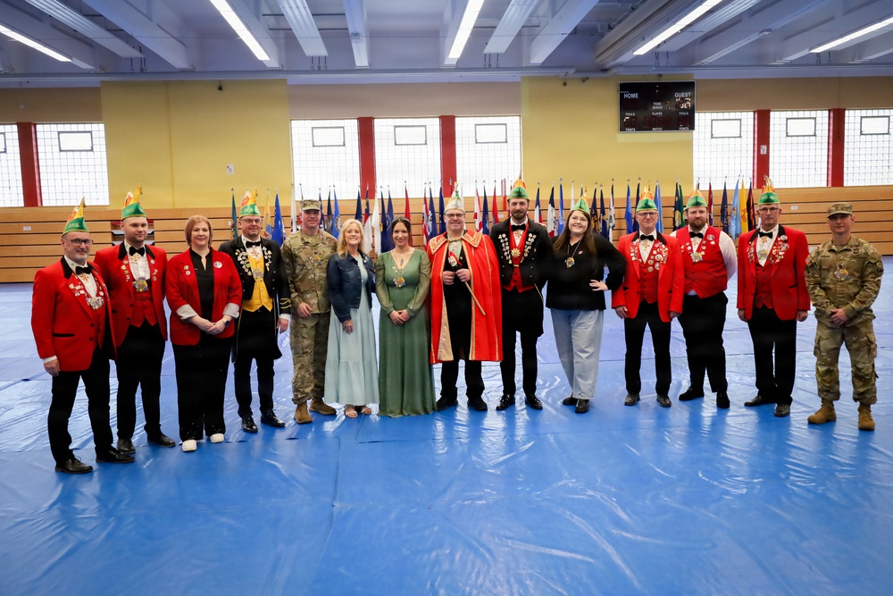 Baumholder Fasching Club and 16th Sustainment Brigade Celebrate Shared Traditions