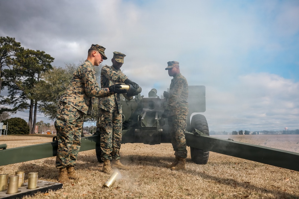 Presidents Day 21-Gun Salute