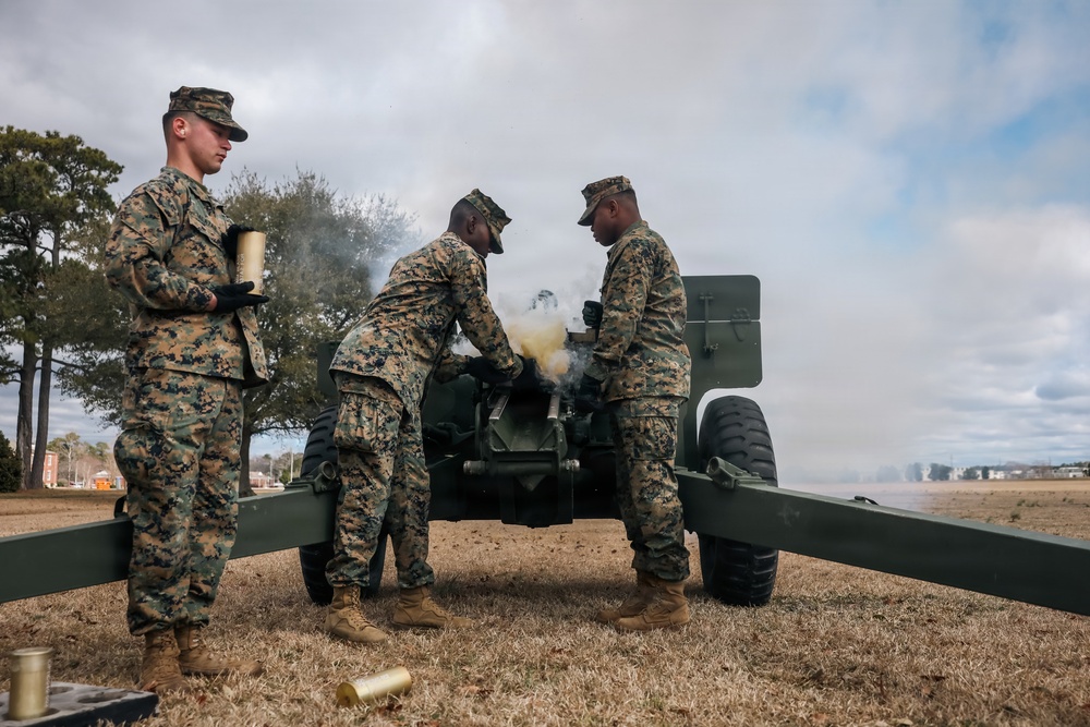 Presidents Day 21-Gun Salute
