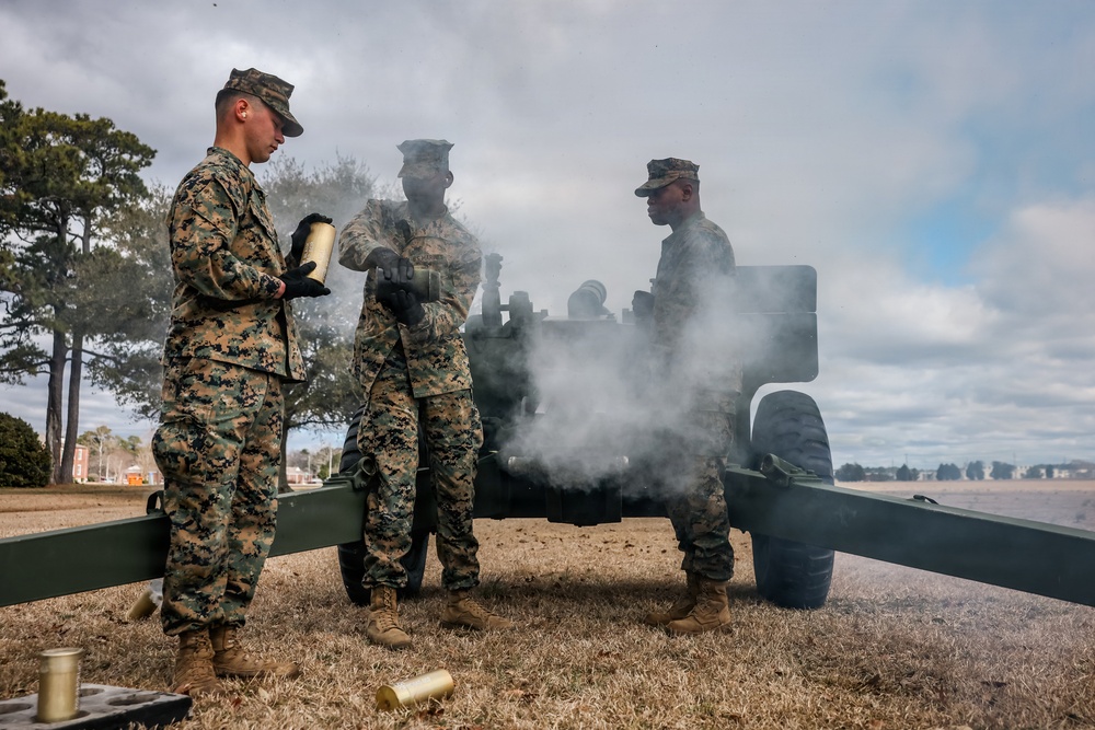 Presidents Day 21-Gun Salute