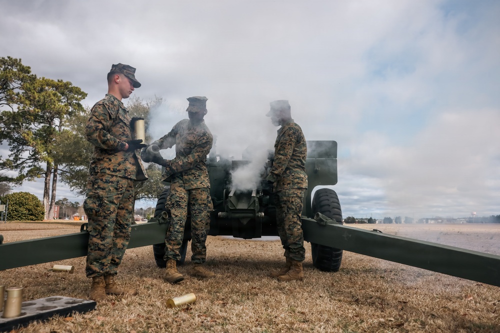 Presidents Day 21-Gun Salute