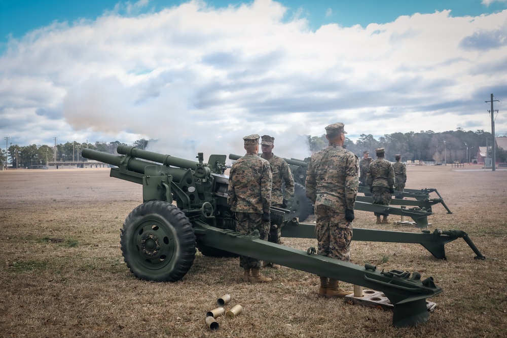 Presidents Day 21-Gun Salute