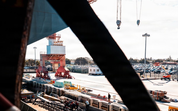 USS Theodore Roosevelt Anchor Chain Maintenance