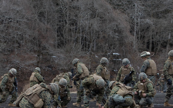 Marine Wing Support Squadron 171 trains at Mount Fuji