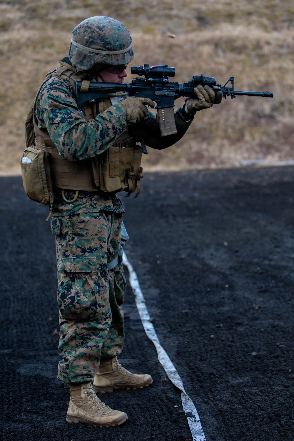 Marine Wing Support Squadron 171 trains at Mount Fuji