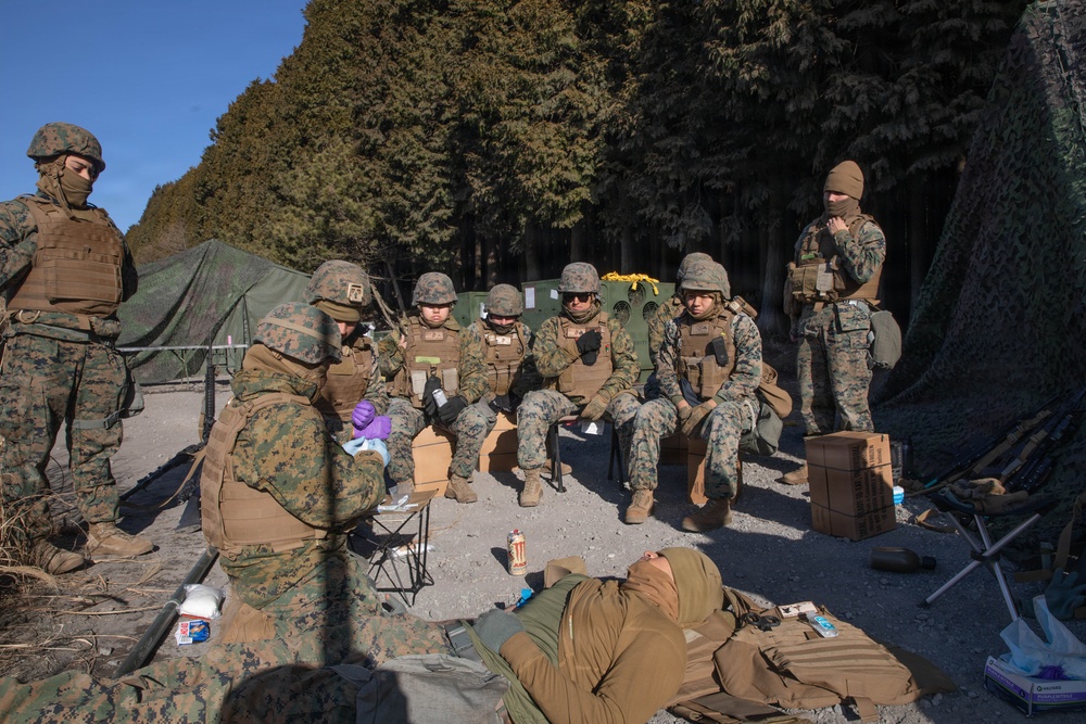 Marine Wing Support Squadron 171 trains at Mount Fuji