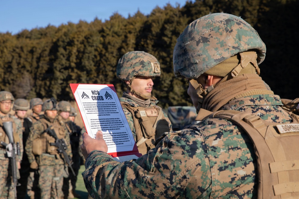 Marine Wing Support Squadron 171 trains at Mount Fuji