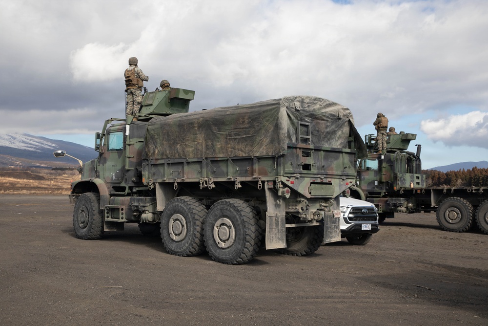Marine Wing Support Squadron 171 trains at Mount Fuji