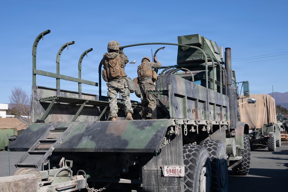 Marine Wing Support Squadron 171 trains at Mount Fuji