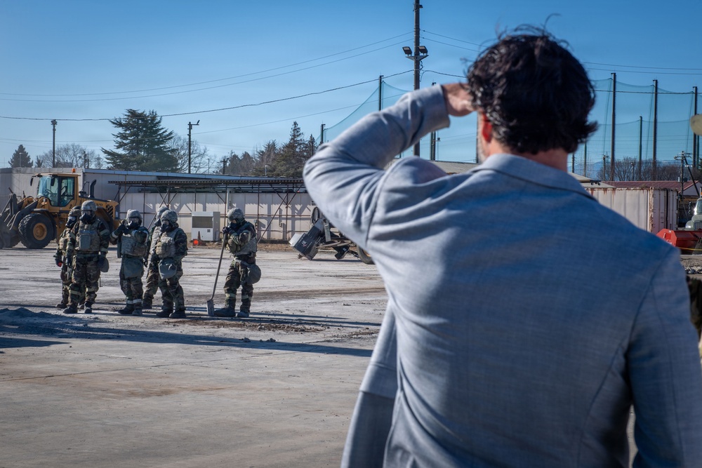 USecAF Visits Yokota Air Base