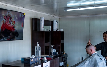 Barbershop opening ceremony held at Chabelley Airfield