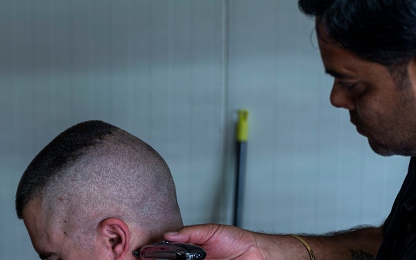 Barbershop opening ceremony held at Chabelley Airfield