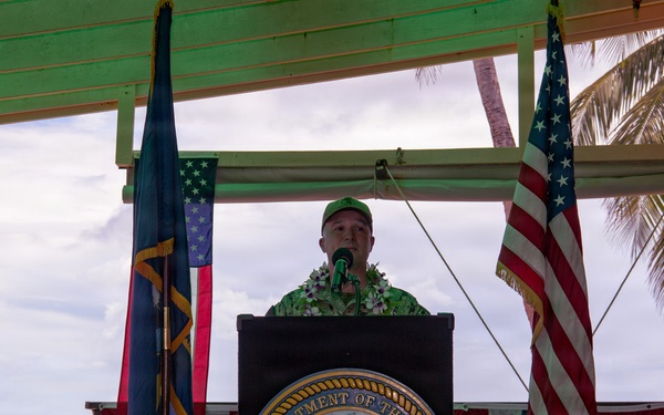 Naval Computer and Telecommunications Station Far East Detachment Diego Garcia Change-of-Charge Ceremony