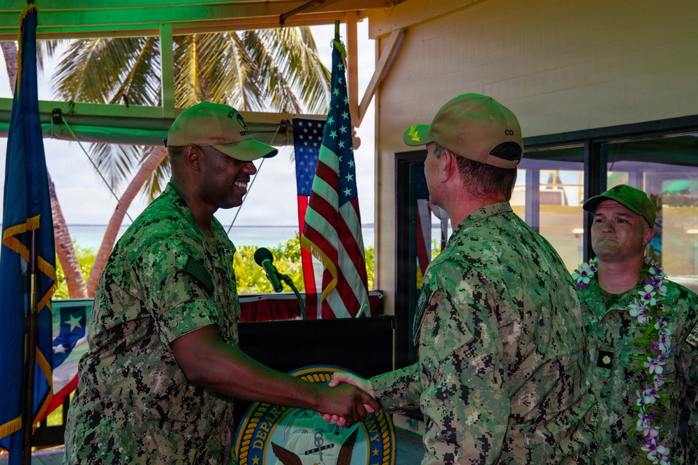 Naval Computer and Telecommunications Station Far East Detachment Diego Garcia Change-of-Charge Ceremony
