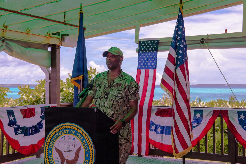 Naval Computer and Telecommunications Station Far East Detachment Diego Garcia Change-of-Charge Ceremony