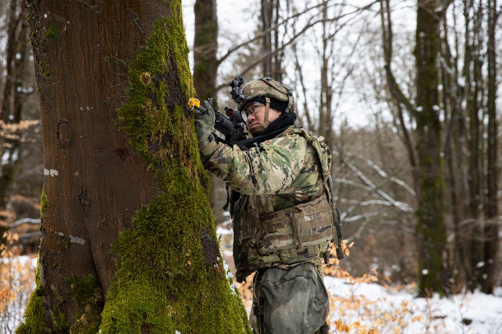 U.S. Army Spc. Yothindumrongkool On Guard During Combined Resolve 26-05