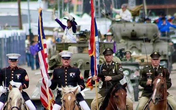 Marine Corps Mounted Color Guard