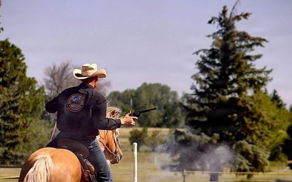Marine Corps Mounted Color Guard