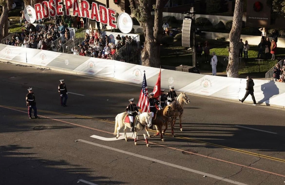 Marine Corps Mounted Color Guard