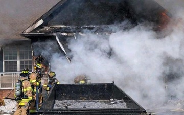 167th Airlift Wing Firefighters first on scene at Berkely County structure fire