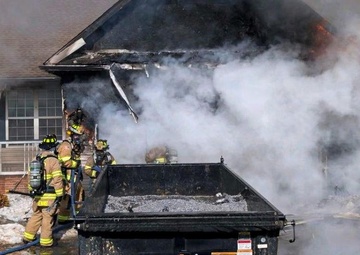 167th Airlift Wing Firefighters first on scene at Berkely County structure fire