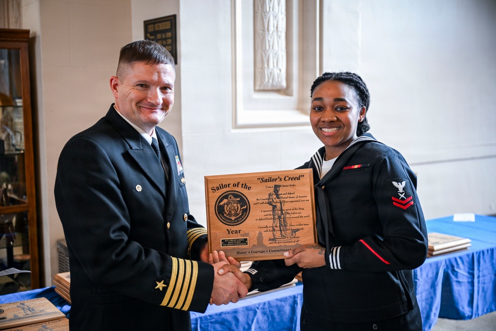 Lake County Navy League Awards Great Lakes Sailors of the Year
