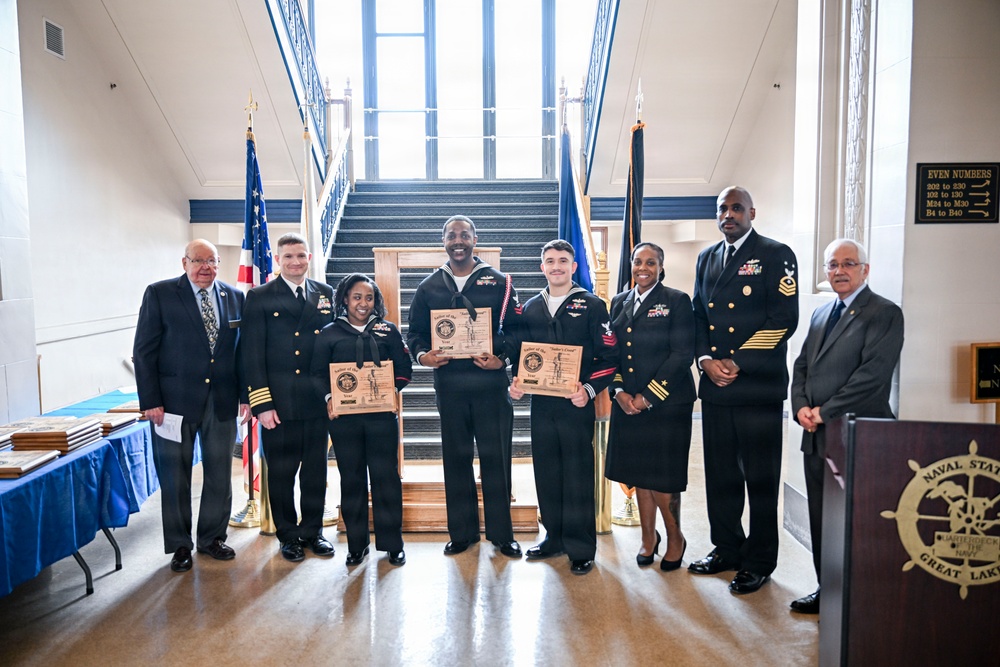 Lake County Navy League Awards Great Lakes Sailors of the Year