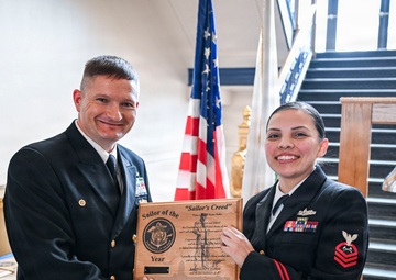 Lake County Navy League Awards Great Lakes Sailors of the Year
