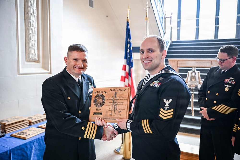 Lake County Navy League Awards Great Lakes Sailors of the Year