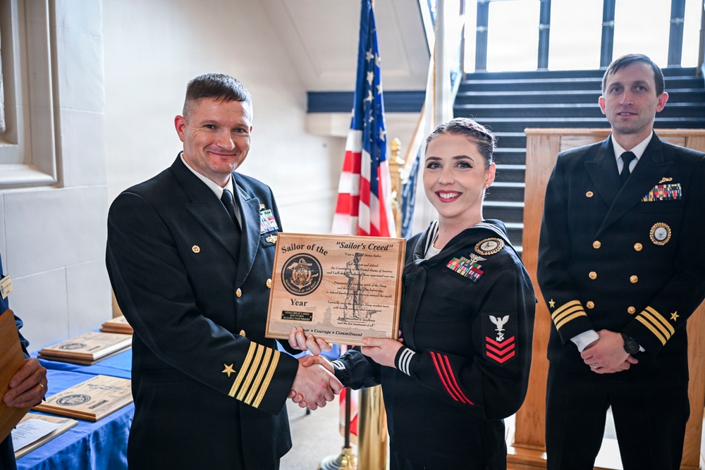 Lake County Navy League Awards Great Lakes Sailors of the Year
