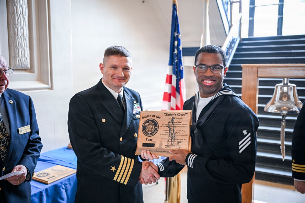Lake County Navy League Awards Great Lakes Sailors of the Year