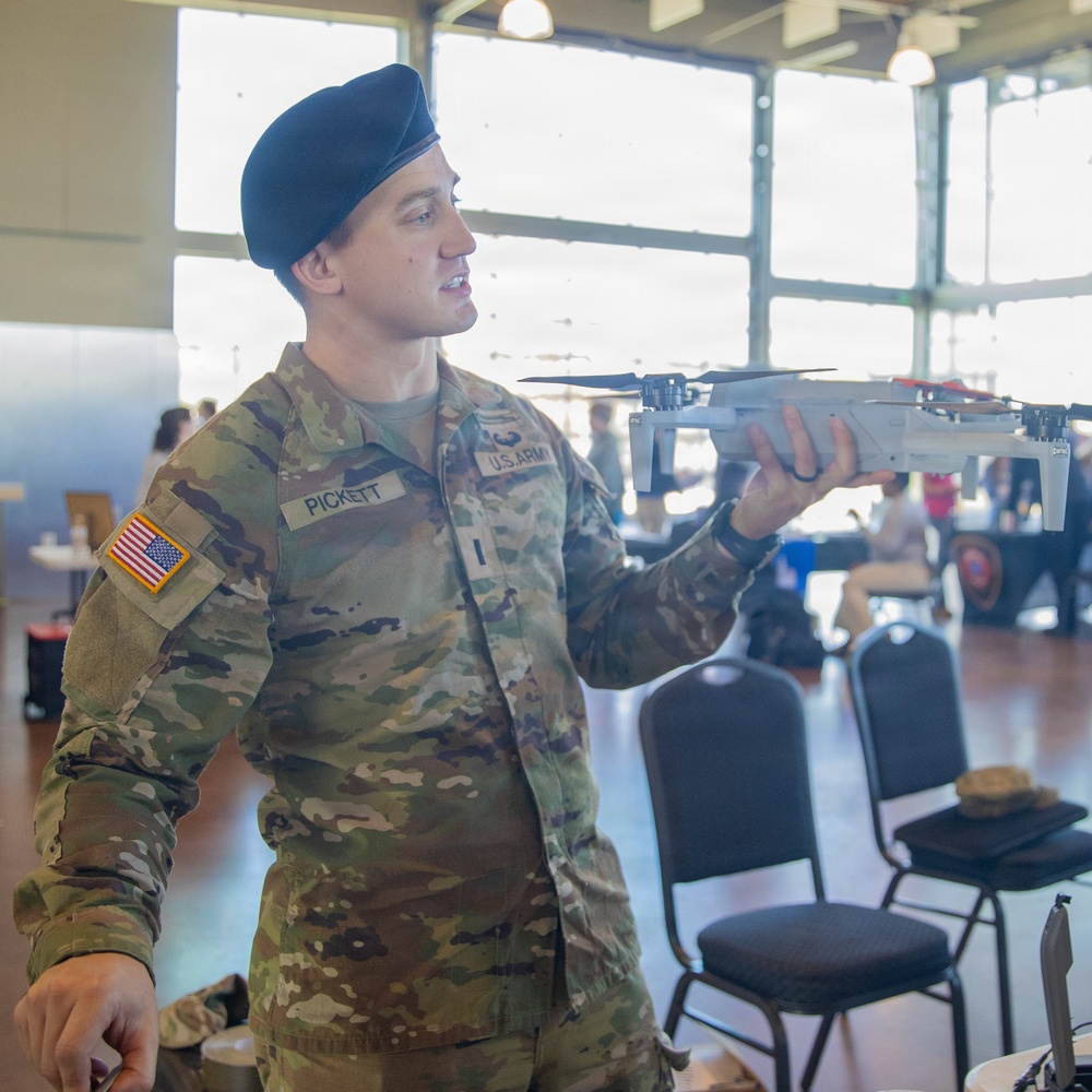 1-506th Infantry Participates in Career Exploration Event in Clarksville