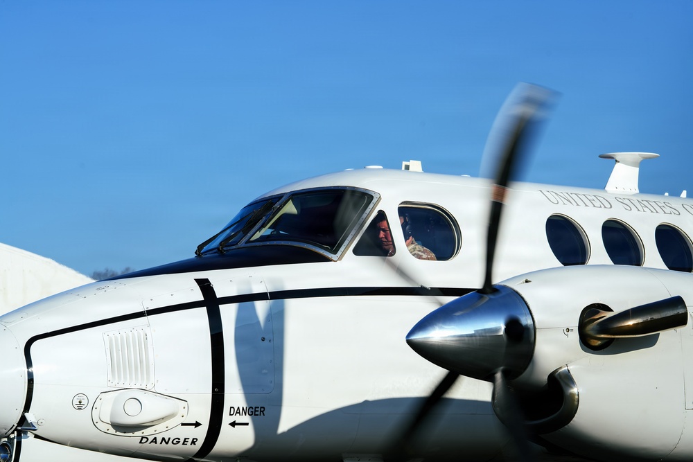 C-12 Final Flight: CW4 Clarkson Retires