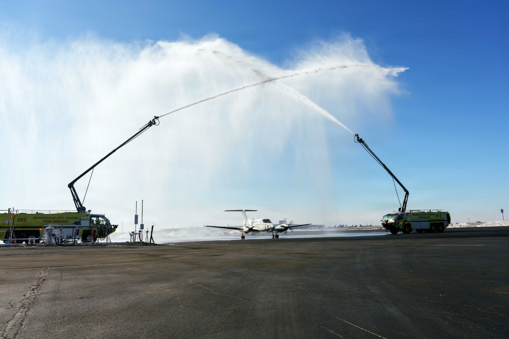 C-12 Final Flight: CW4 Clarkson Retires